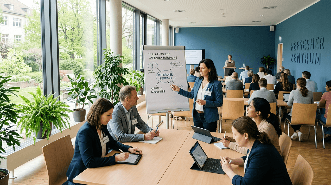 Praxisanleitung Refresher 24h Online-Live April 2027 für Pflege MT OP Hebammen Refresher Zentrum