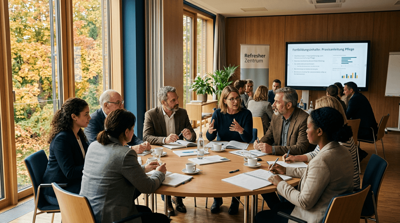 Praxisanleiter Pflichtfortbildung 24 Stunden Online-Live Oktober 2027 Refresher Zentrum Premium