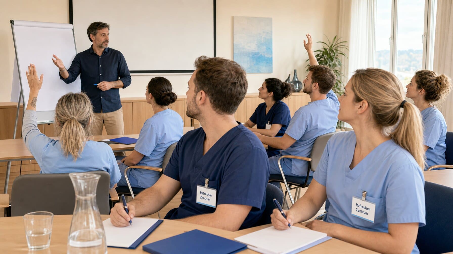 Inhouse-Schulung für Praxisanleitende im Seminarraum einer Einrichtung