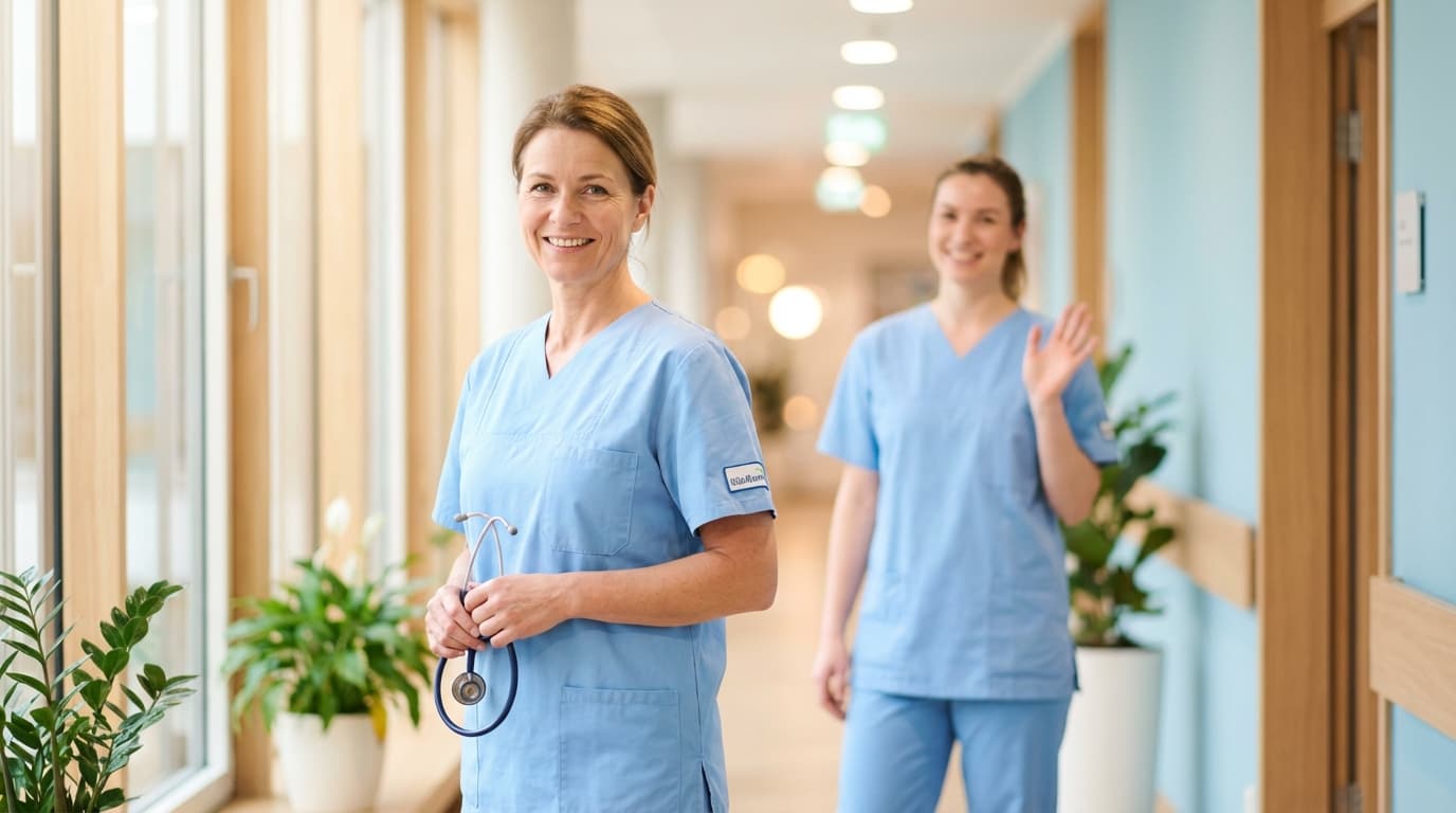 Pflegefachkraft beim Wiedereinstieg in den Beruf