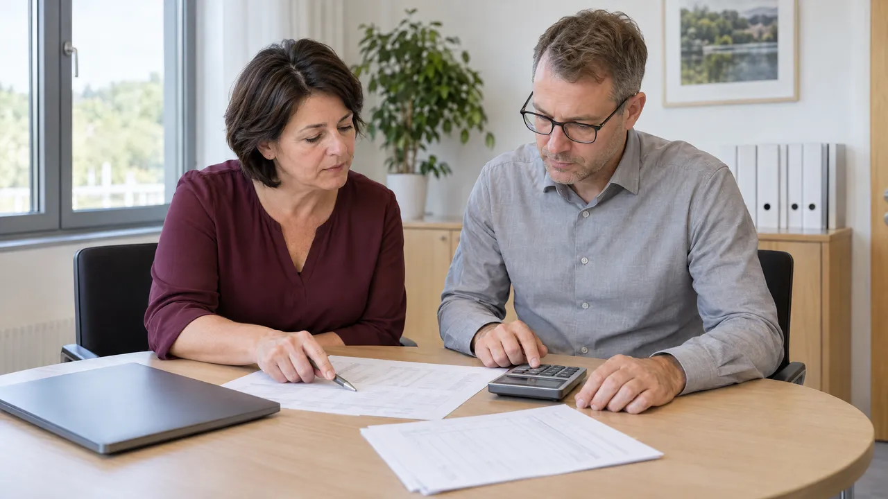 Eine Einrichtungsleiterin plant mit der Verwaltung die Finanzierung der Fortbildung.