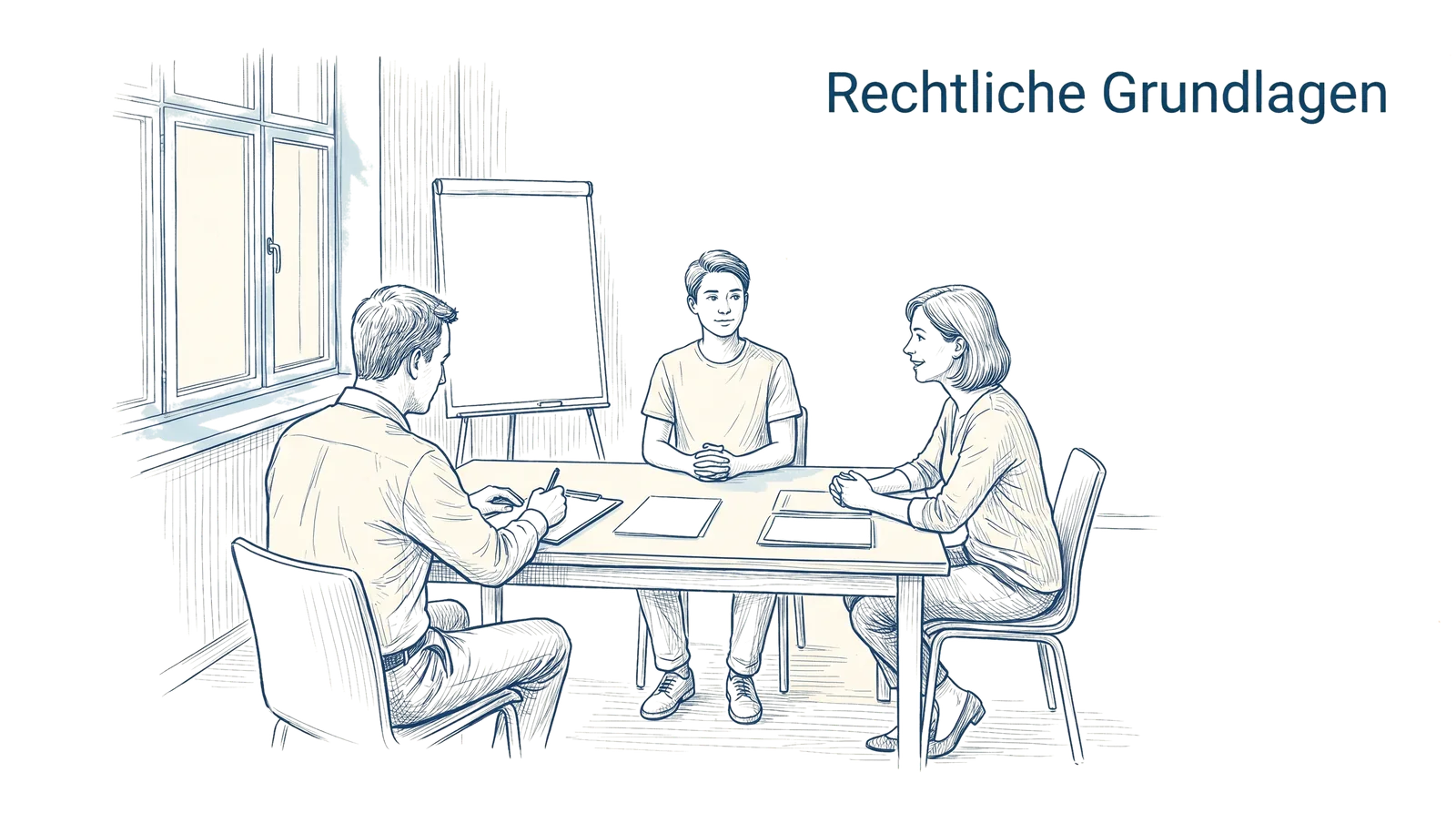 Illustration zum Thema Rechtliche Grundlagen: PflBG, SGB & PflAPrV im Überblick, Fachbeitrag aus dem Bereich Examensvorbereitung der Wissensakademie des Refresher Zentrums